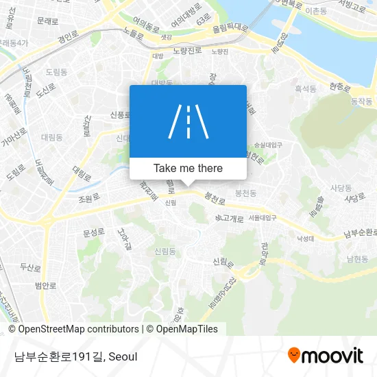 남부순환로191길 map