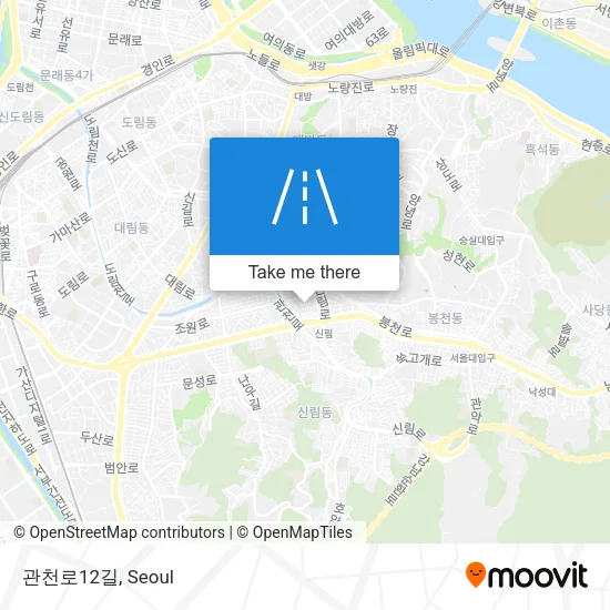 관천로12길 map