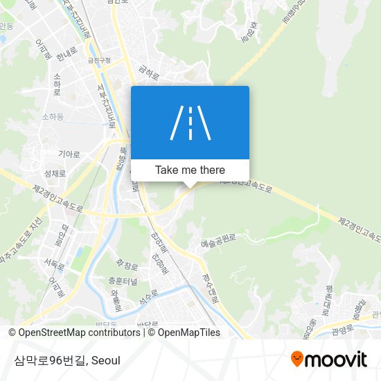 삼막로96번길 map