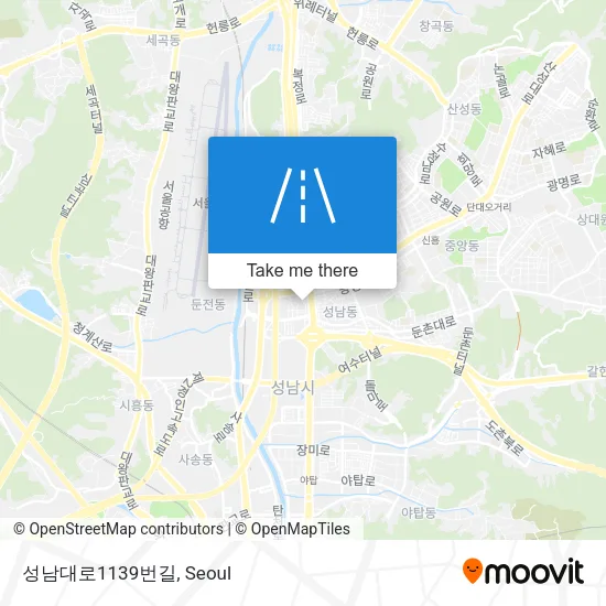 성남대로1139번길 map