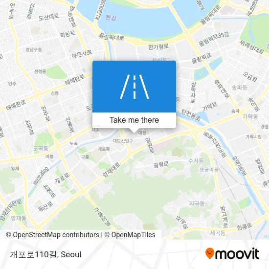 개포로110길 map
