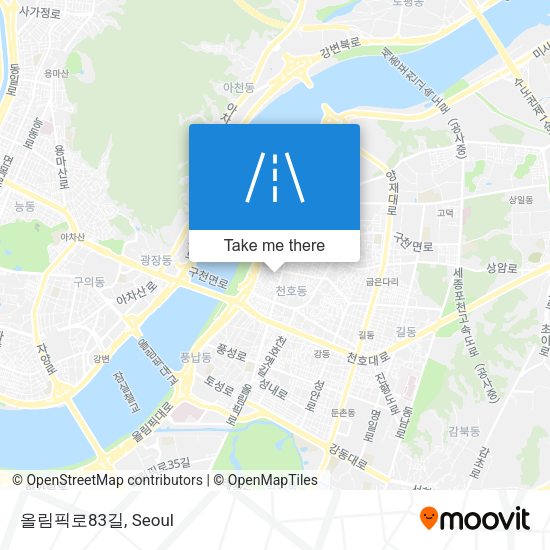 올림픽로83길 map