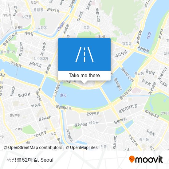 뚝섬로52마길 map