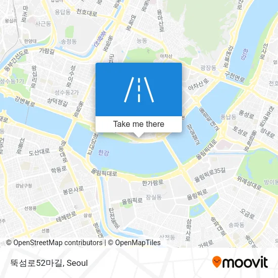 뚝섬로52마길 map