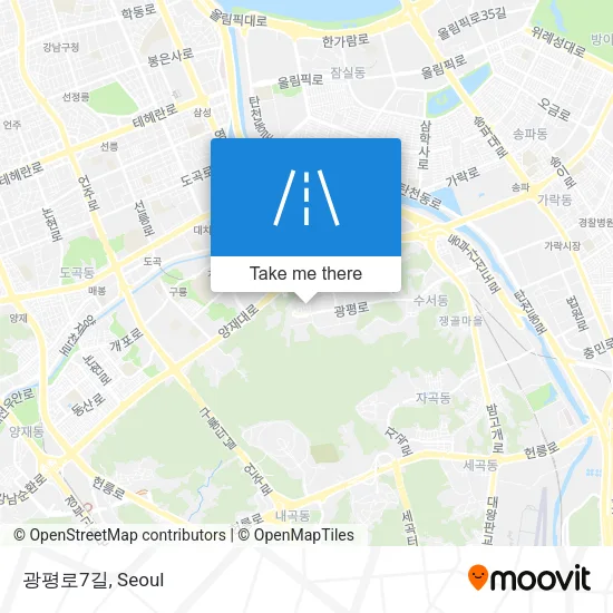 광평로7길 map