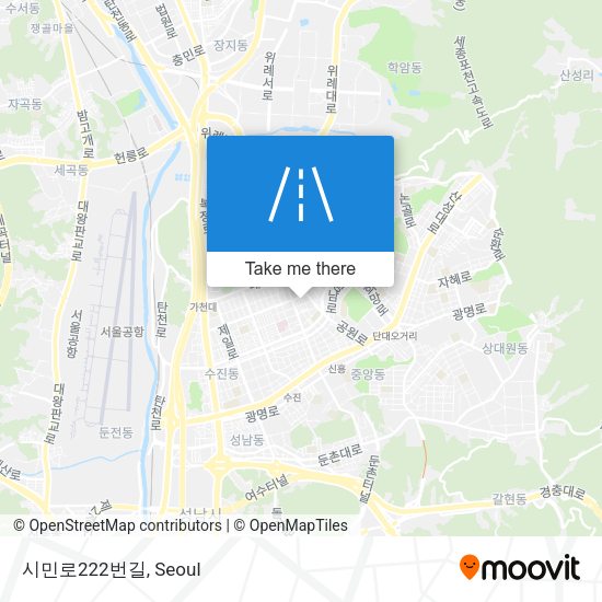 시민로222번길 map