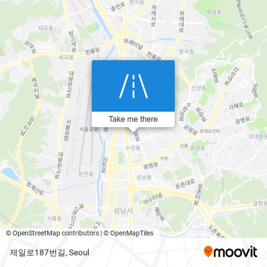 제일로187번길 map