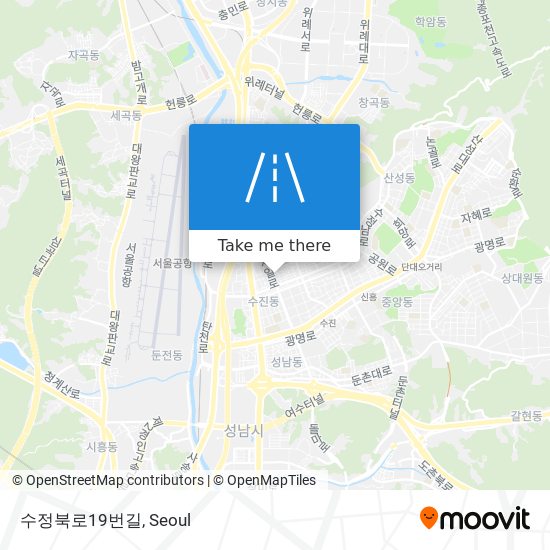 수정북로19번길 map