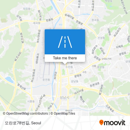 모란로78번길 map