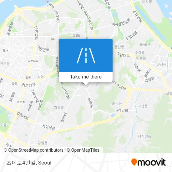 초이로4번길 map