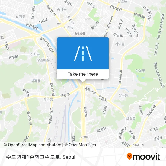 수도권제1순환고속도로 map