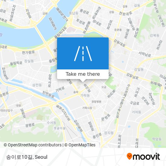 송이로10길 map