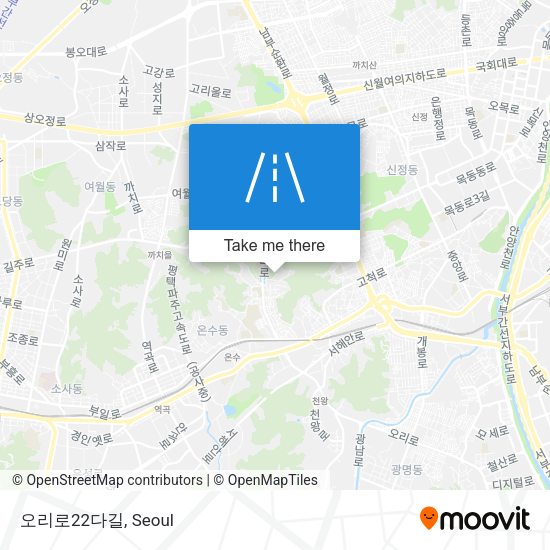 오리로22다길 map