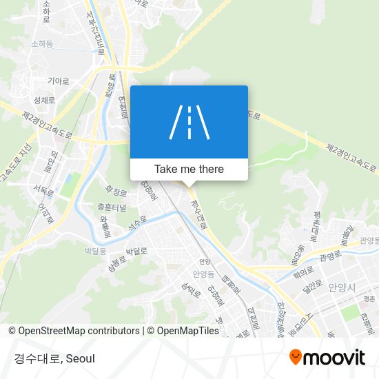 경수대로 map