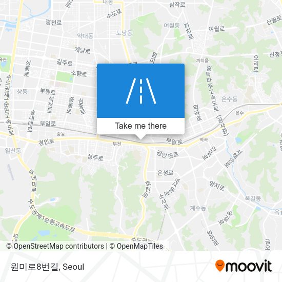원미로8번길 map