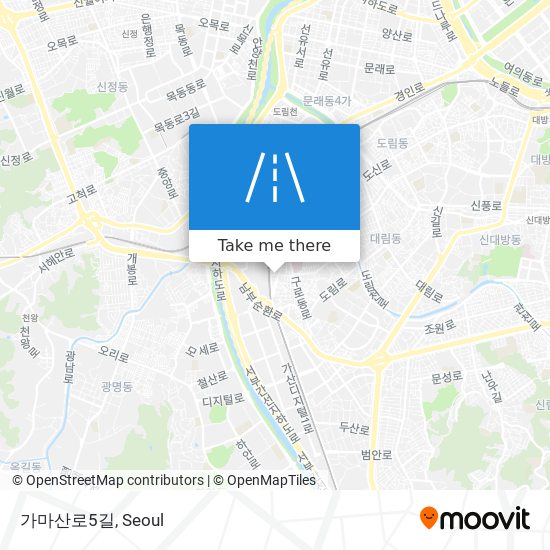 가마산로5길 map