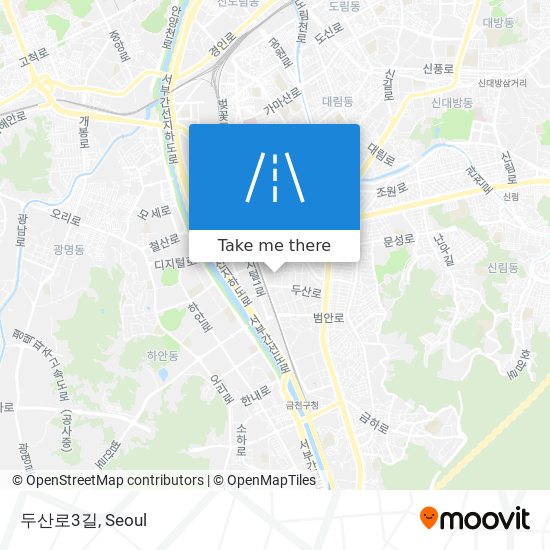 두산로3길 map