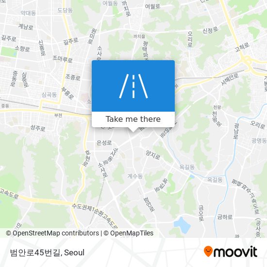 범안로45번길 map