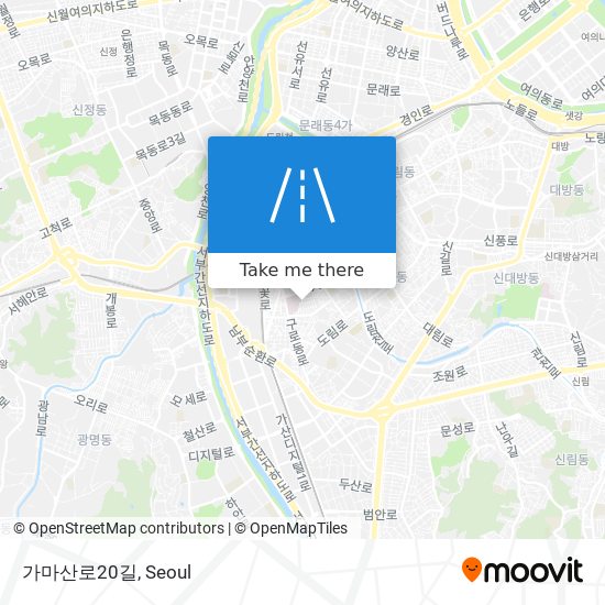 가마산로20길 map