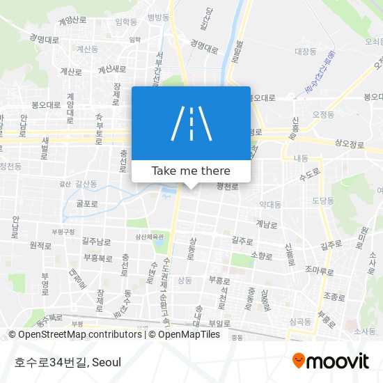 호수로34번길 map