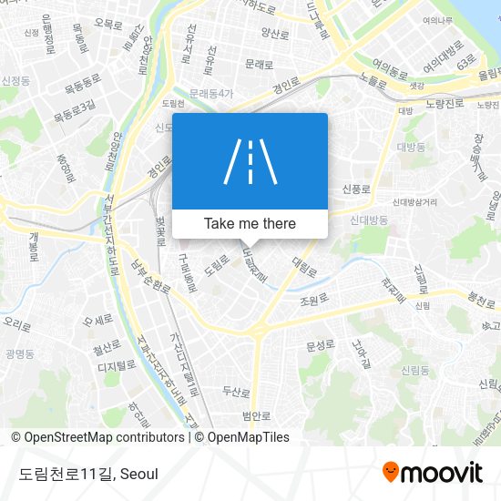 도림천로11길 map