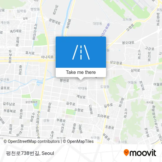 평천로738번길 map