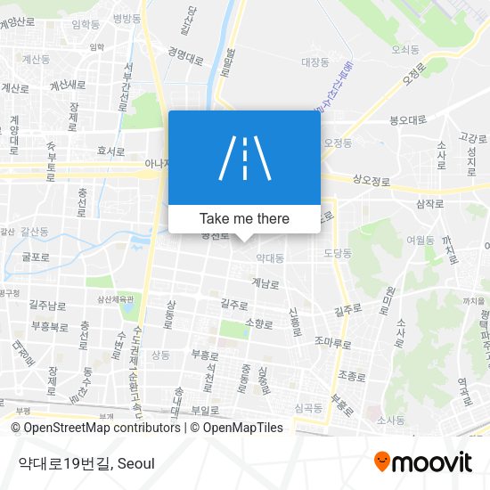 약대로19번길 map