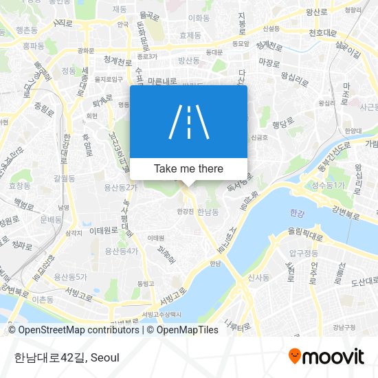 한남대로42길 map