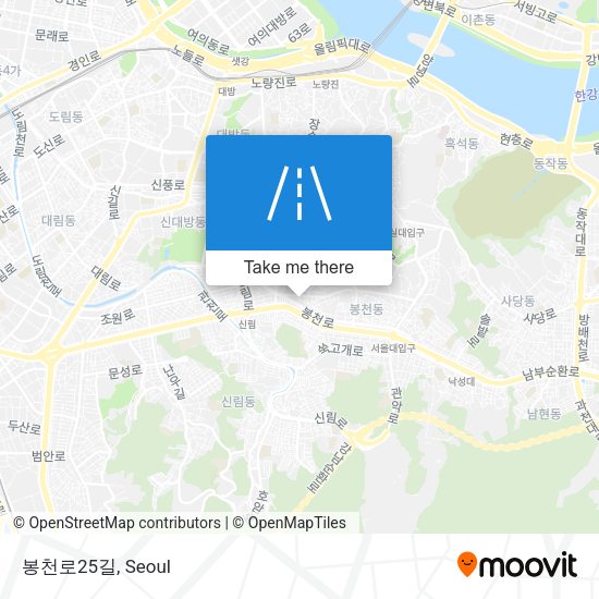봉천로25길 map