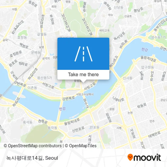 녹사평대로14길 map