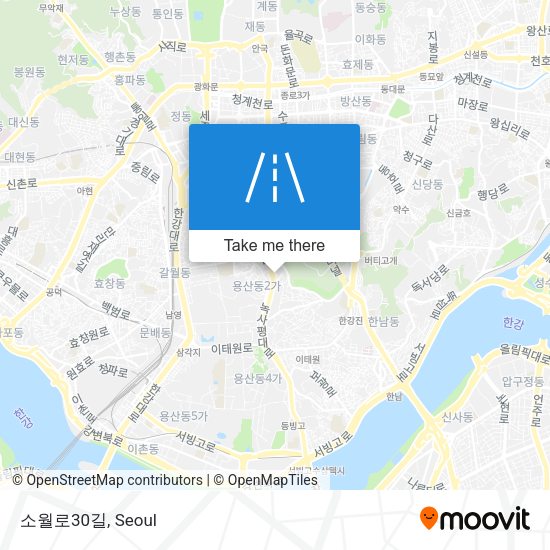소월로30길 map