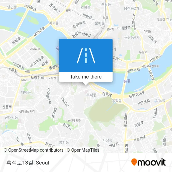흑석로13길 map