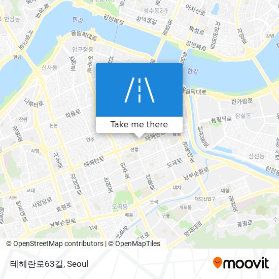 테헤란로63길 map