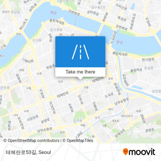 테헤란로53길 map