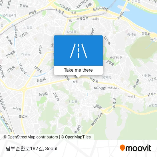 남부순환로182길 map