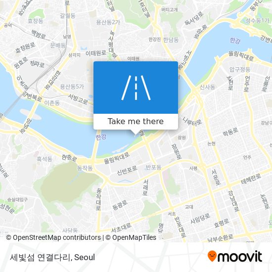 세빛섬 연결다리 map