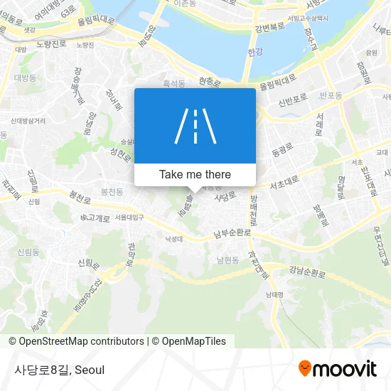 사당로8길 map