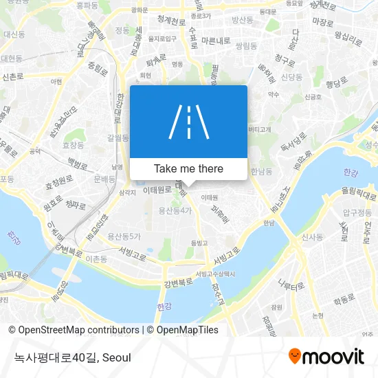 녹사평대로40길 map