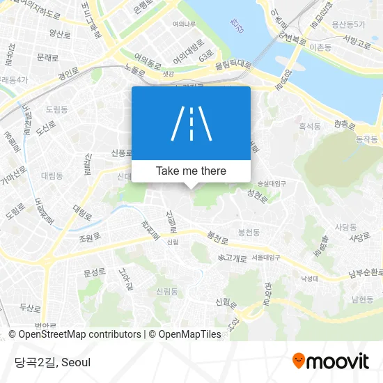 당곡2길 map
