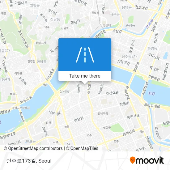언주로173길 map
