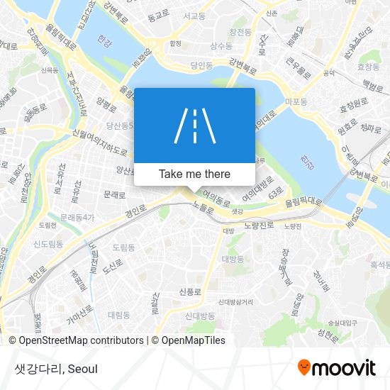 샛강다리 map