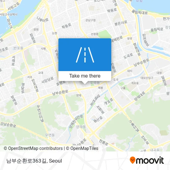 남부순환로363길 map