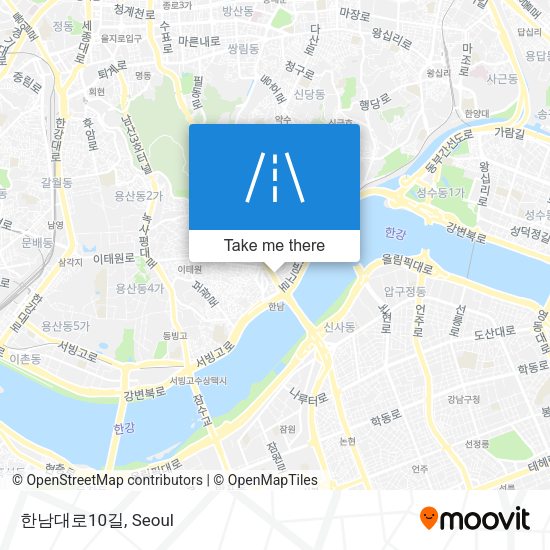 한남대로10길 map