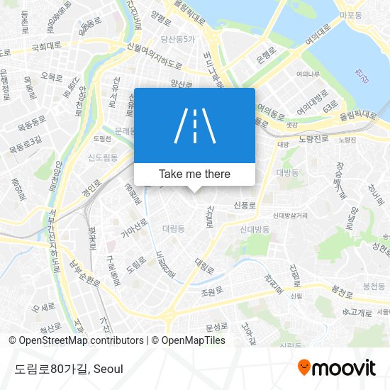 도림로80가길 map