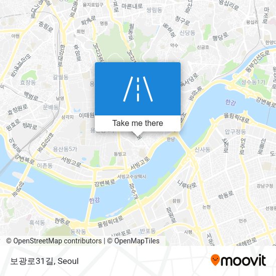 보광로31길 map