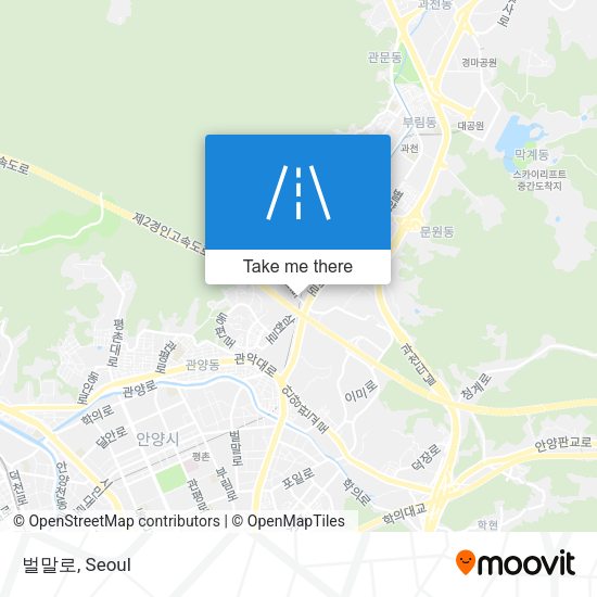 벌말로 map