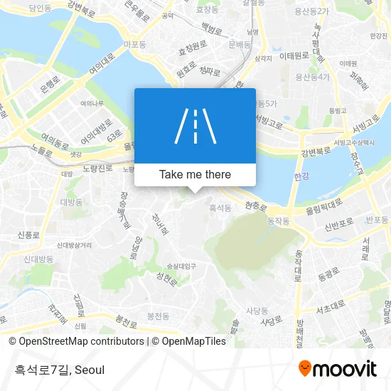 흑석로7길 map
