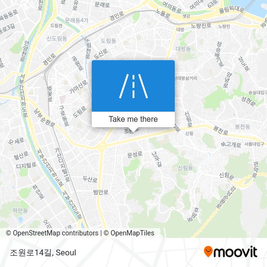 조원로14길 map