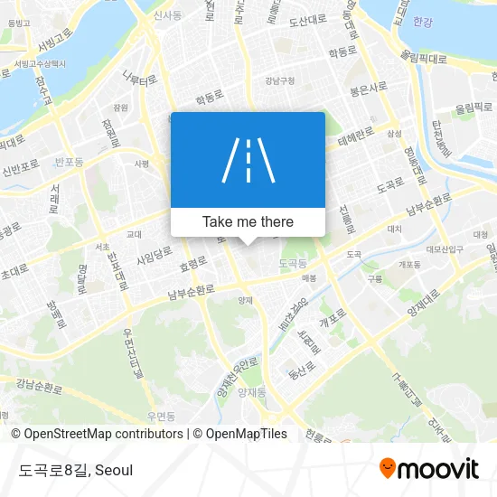 도곡로8길 map