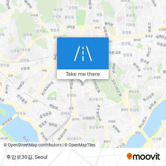 후암로30길 map